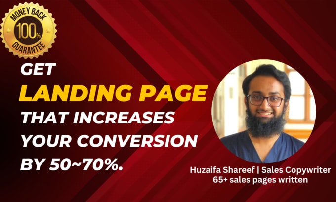 Gig Preview - Do highly converting landing page copywriting