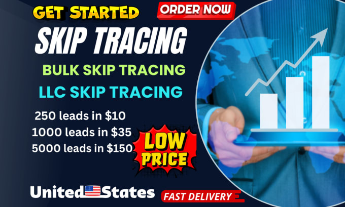 Gig Preview - Do bulk accurate skip trace llc best skip tracing  for real estate in 24 hours