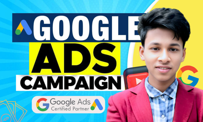 Gig Preview - Be google ads, adwords, youtube, PPC campaign, and search ads campaign manager