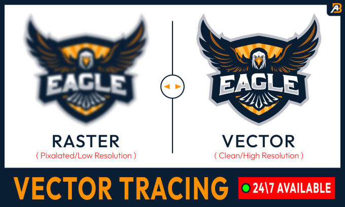 Gig Preview - Do vector tracing, recreate, rewrite text, convert logo to vector