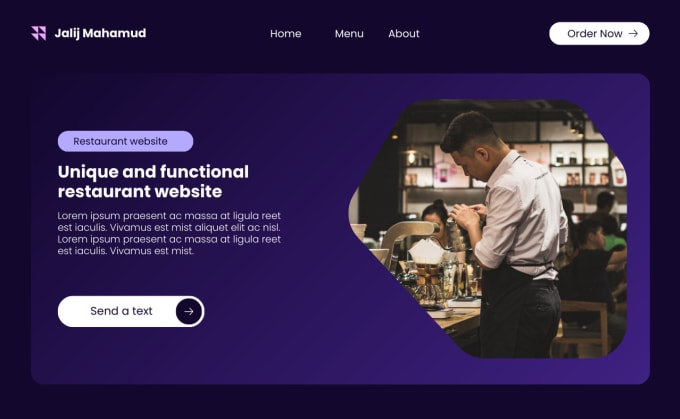 Gig Preview - Woocommerce simple restaurant website and functional website