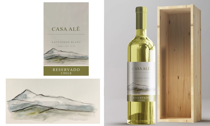 Bestseller - create beautiful illustrations for your wine labels