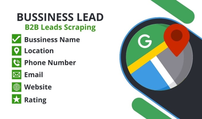 Gig Preview - Provide quality b2b leads with business emails from google map scrapping