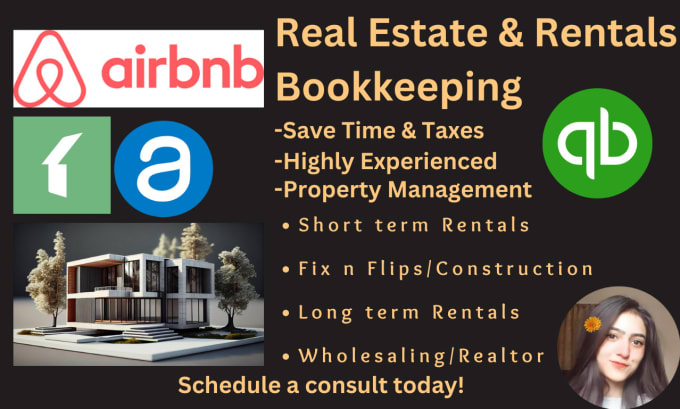 Bestseller - do real estate, airbnb, rentals and property management bookkeeping