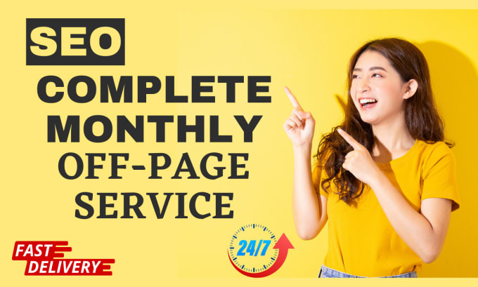 Gig Preview - Provide complete monthly off page SEO service