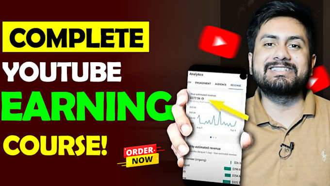 Gig Preview - Provide complete advance youtube earning course