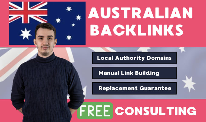 Gig Preview - Our agency will do australia new zealand backlinks for local australian SEO