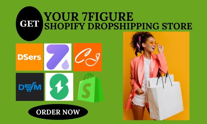 Gig Preview - Create shopify dropshipping store supliful yakkyofy autods blanka zendrop shein