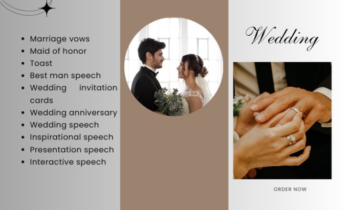 Gig Preview - Design your wedding cards and write your wedding vows