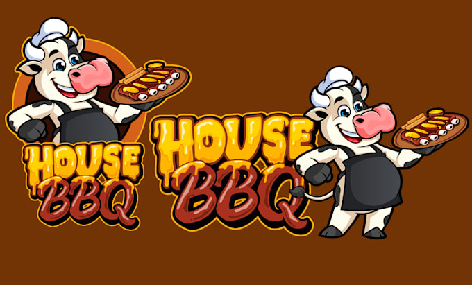 Gig Preview - Do design custom cartoon logo design