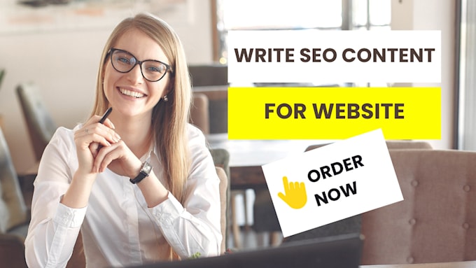 Gig Preview - Write SEO website content for your website