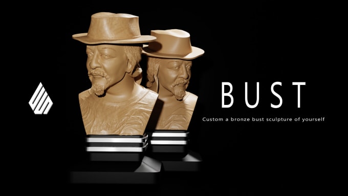 Gig Preview - Creat an amazing bust 3d statues for 3d printing