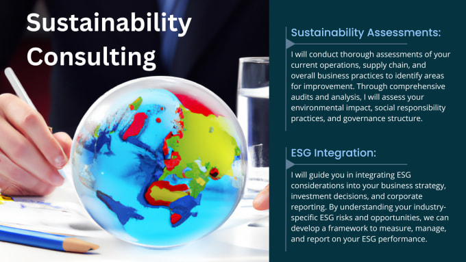 Gig Preview - Do sustainability and esg consulting