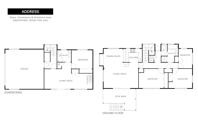 Gig Preview - Design 2d and 3d plans for realtors