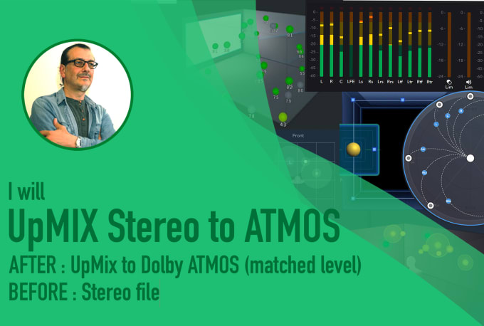 Gig Preview - Upmix your song to dolby atmos spatial audio