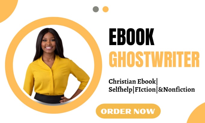 Gig Preview - Ghostwrite christian ebook, devosional fiction and nonfiction, ebook ghostwriter