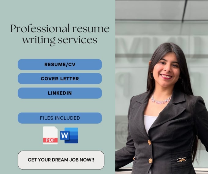 Gig Preview - Deliver professional resume writing, cover letter and linkedin