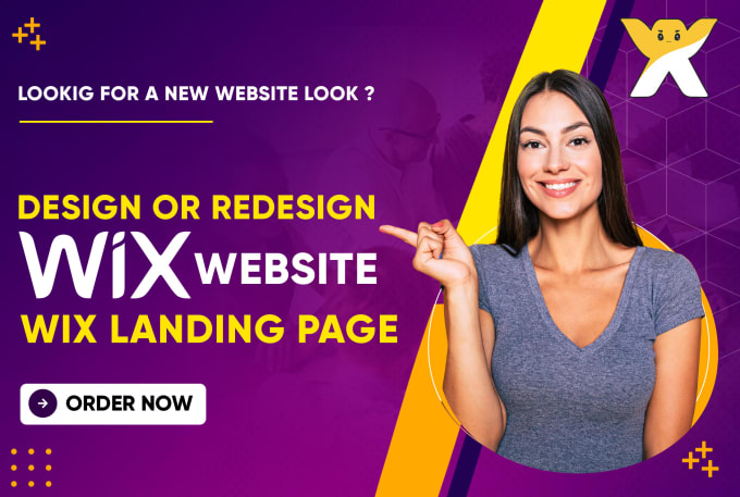 Gig Preview - Build wix website design, wix website redesign, wix landing page