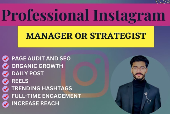 Gig Preview - Be your professional instagram strategist