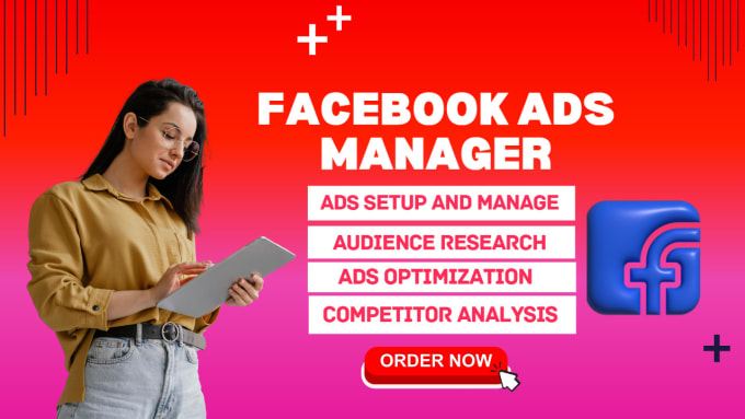 Gig Preview - Create, manage, run facebook campaign ads specialist