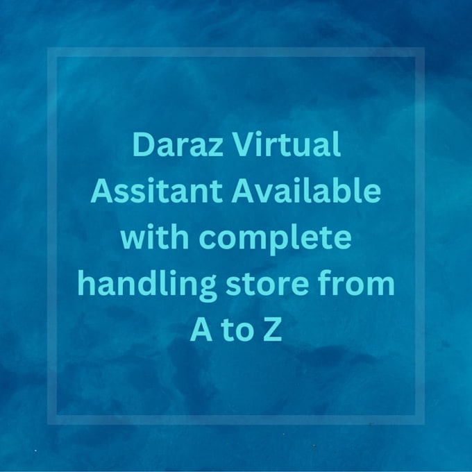 Gig Preview - Be your daraz virtual assistant