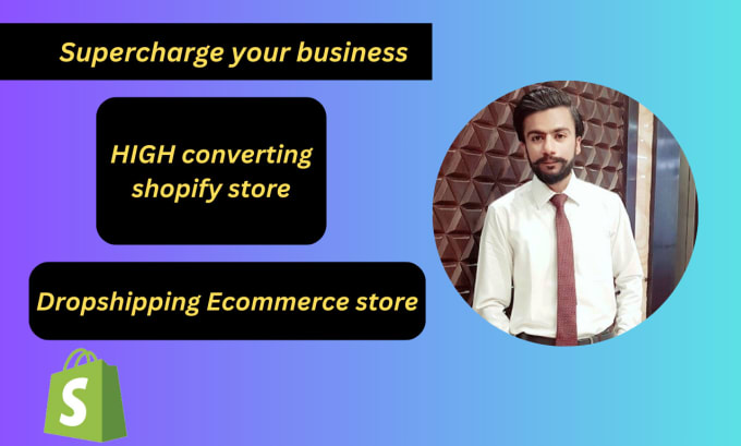 Gig Preview - Build high converting shopify dropshipping store website