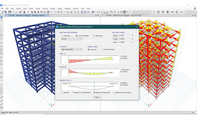 Gig Preview - Be your structural design engineer on etabs and sap2000