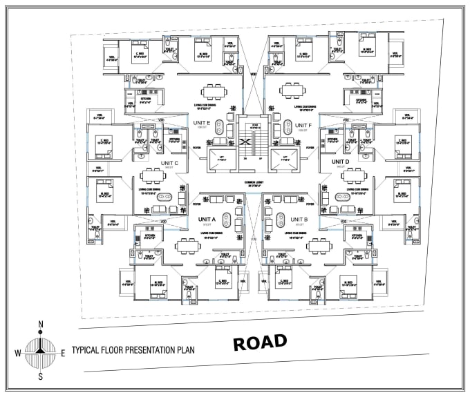 Gig Preview - Make 2d architectural drawings and house plans in autocad