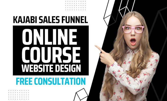 Gig Preview - Design kajabi course sales funnel website kajabi landing page kajabi expert