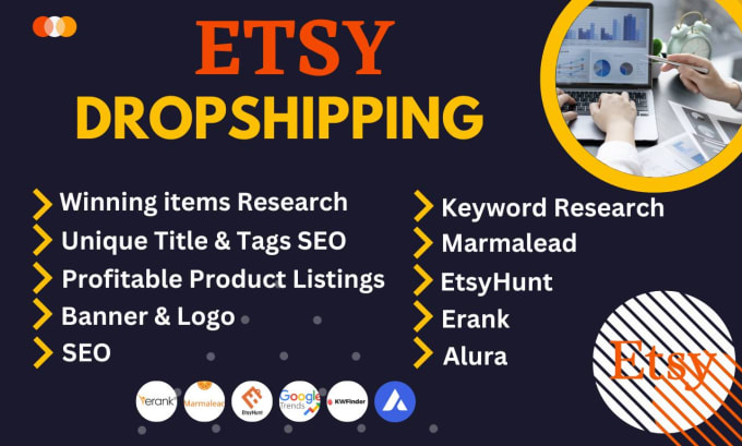 Gig Preview - Do drop shipping on your etsy with SEO winning product listings