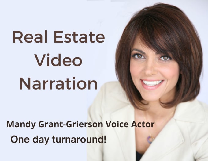 Gig Preview - Professionally narrate a real estate video