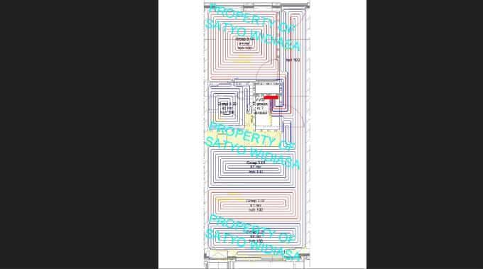 Gig Preview - Do drawing underfloor heating design project