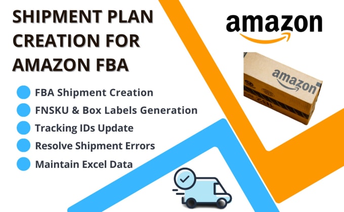 Gig Preview - Create amazon fba shipment plan and generate labels