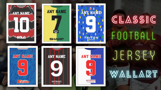 Gig Preview - Create a classic vintage football poster