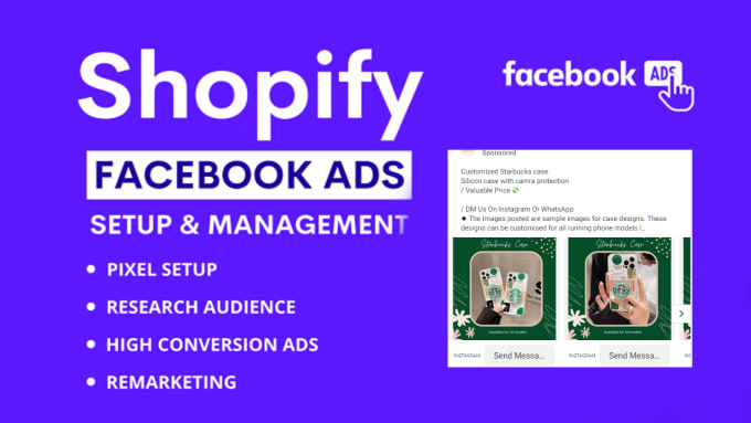 Gig Preview - Setup shopify facebook ads campaign