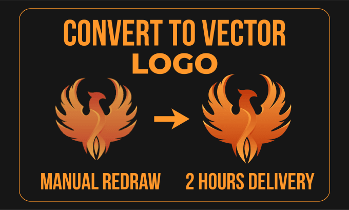 Gig Preview - Do vector tracing, logo redraw, convert raster image to vector in 2 hours