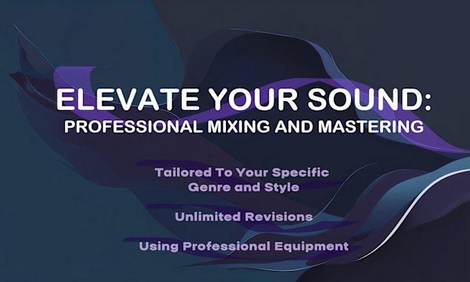 Gig Preview - Elevate your sound with high quality mixing and mastering