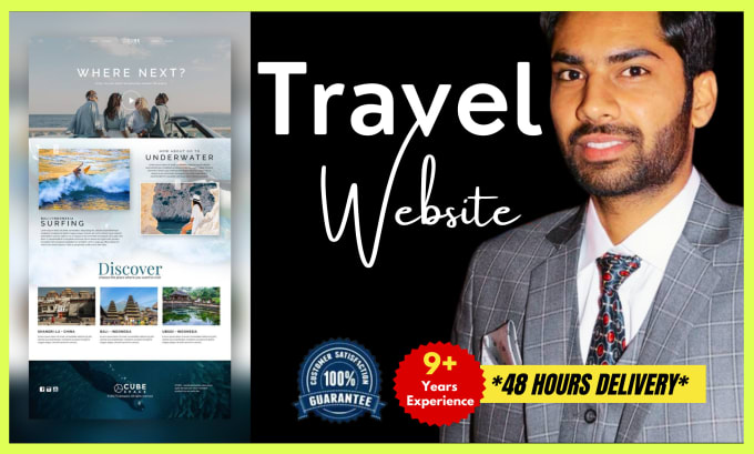 Gig Preview - Develop travel agency wordpress website in 48 hours