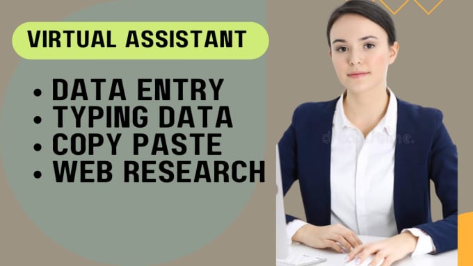 Gig Preview - Be your virtual assistant for accurate data entry and web research