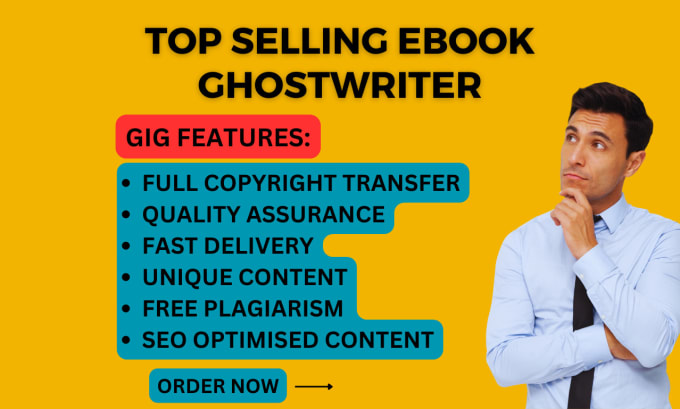 Gig Preview - Be your ghostwriter, 30k book writer, kindle book fiction and non fiction ebook