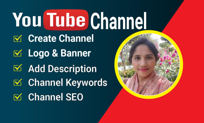 Gig Preview - Perfectly create and setup brand youtube channel with logo, art, SEO