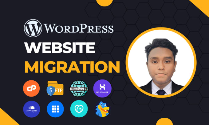 Gig Preview - Migrate wordpress website, backup, move, transfer to new host or domain