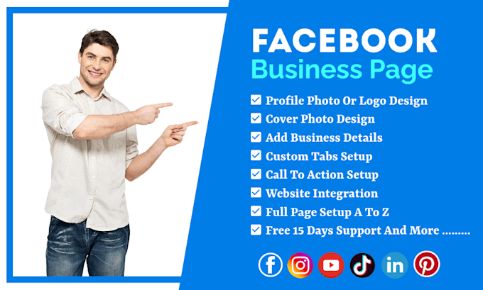 Bestseller - create and setup professional facebook business page for you