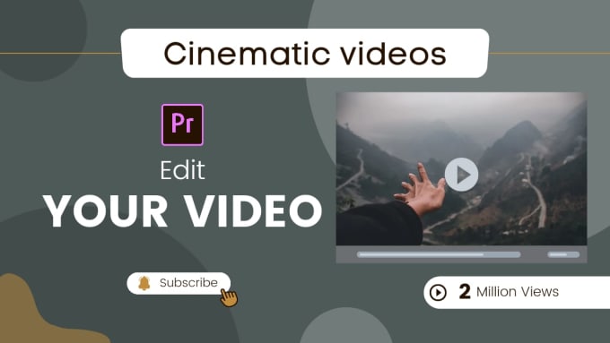 Gig Preview - Do creative youtube video editing for you quickly ugc