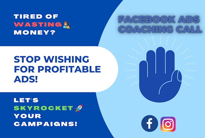 Gig Preview - Be your facebook ads coach to scale your business with profitable campaigns