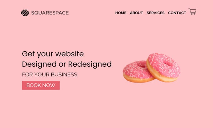 Gig Preview - Design or redesign professional squarespace website for you