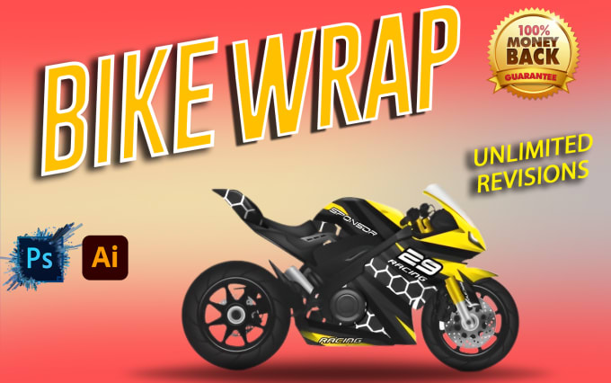 Gig Preview - Custom wrap decal design for your mx motorcycle dirt bike