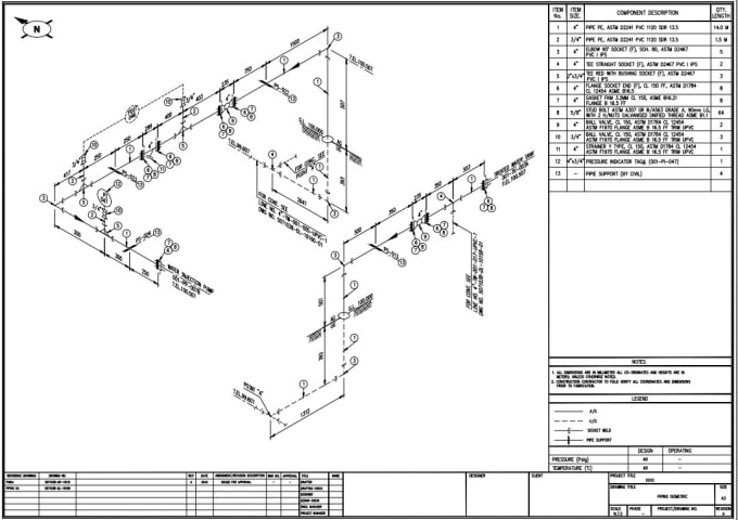 Gig Preview - Do pressure vessel and isometric drawings with mto