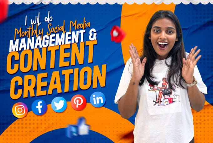 Gig Preview - Do monthly social media management and content creation