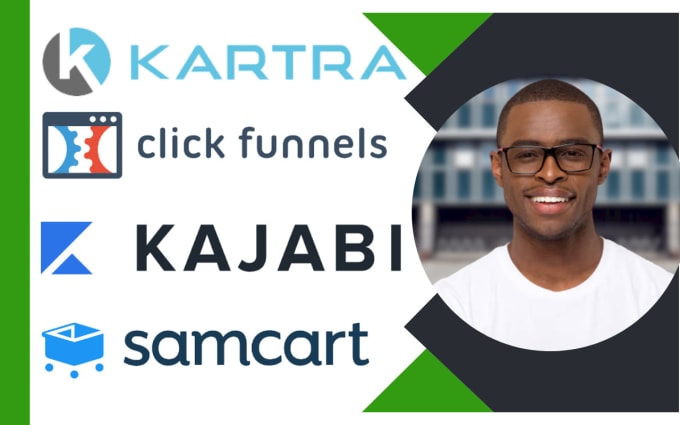 Gig Preview - Setup online course on kajabi, clickfunnel, kartra, ionos website